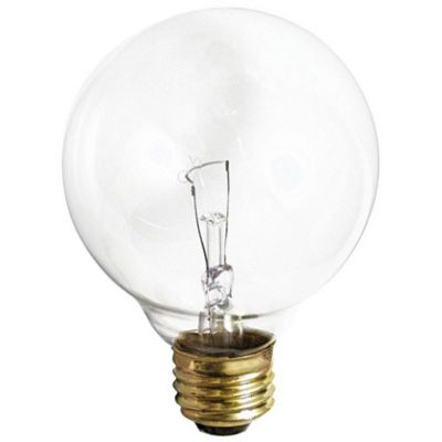 25W 120V G30 E26 Clear Bulb by SATCO Lighting - Starlight Lighting USA and Canada